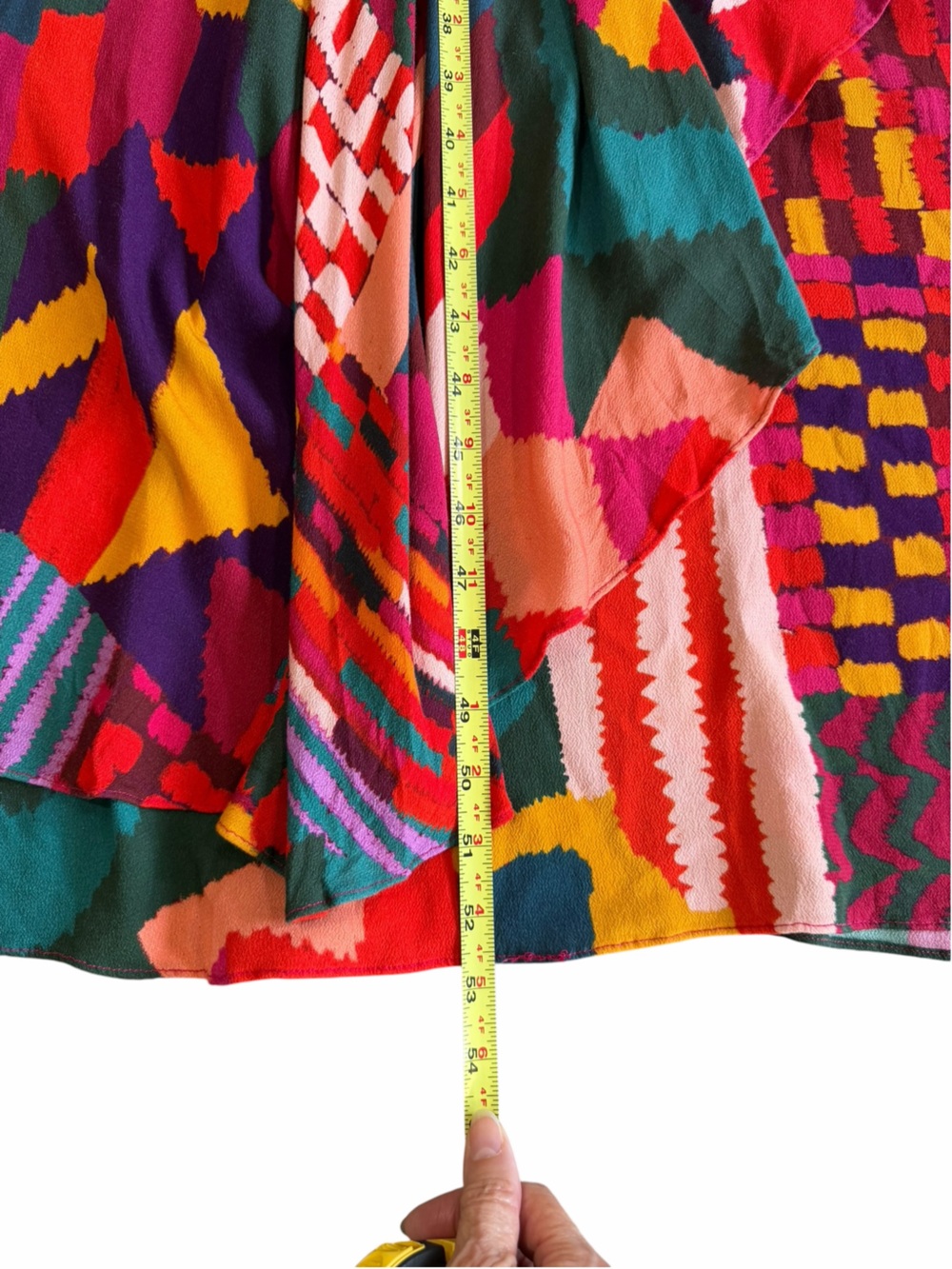 FARM Rio XS Multicolor Abstract Geometric Maxi Dress - Picture 7 of 14